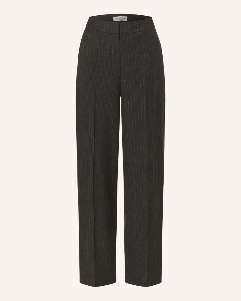 Marc O'Polo Marlenehose Dunkelgrau