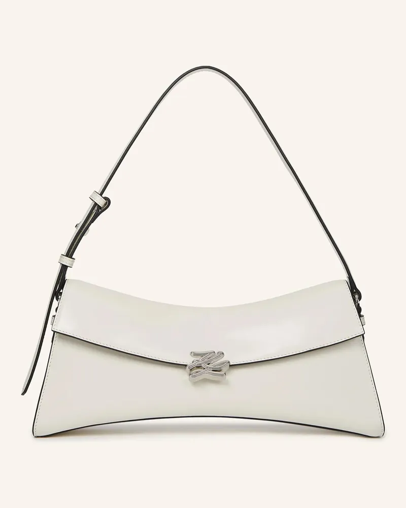 Karl Lagerfeld Schultertasche weiss Weiss