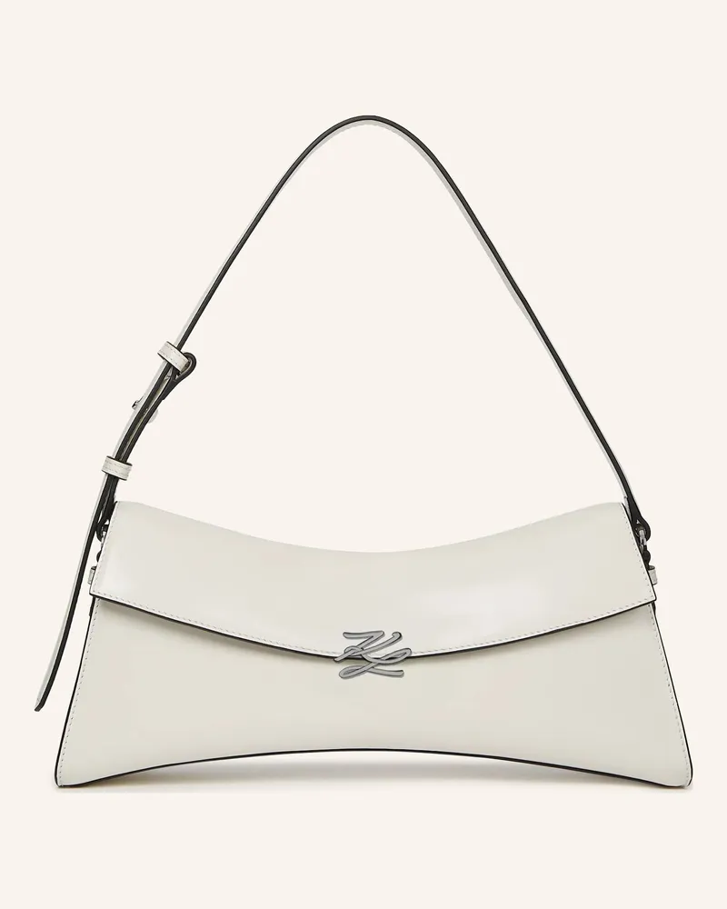Karl Lagerfeld Schultertasche weiss Weiss
