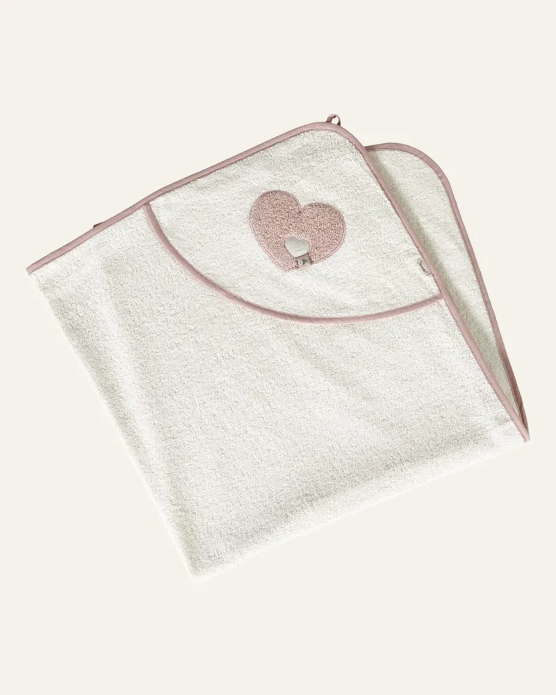 Sterntaler Kapuzenbadetuch 100 X 100 Cm Emmi Girl weiss Beige