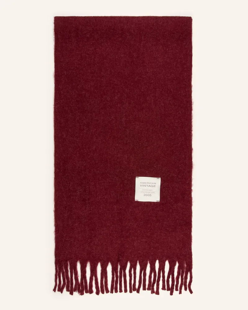 American Vintage Schal Zinaco rot Dunkelrot