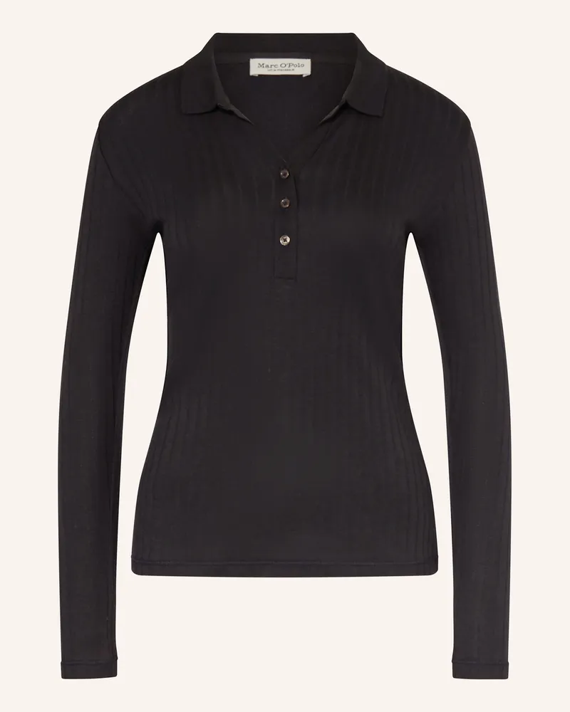 Marc O'Polo Jersey-Poloshirt blau Dunkelblau