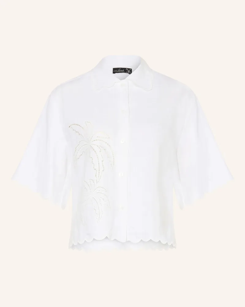 van Laack Leinenbluse VL-TAISHA-E Weiss