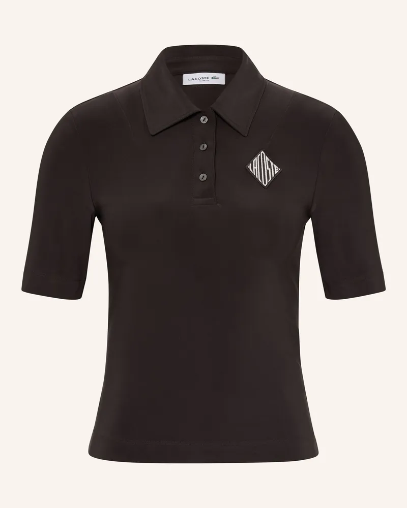 Lacoste Jersey-Poloshirt braun Dunkelbraun