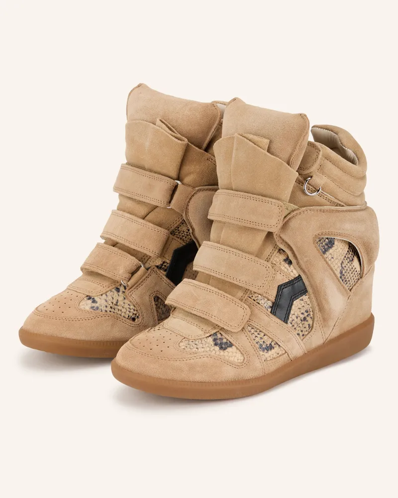Isabel Marant Hightop-Sneaker Bekett beige Camel