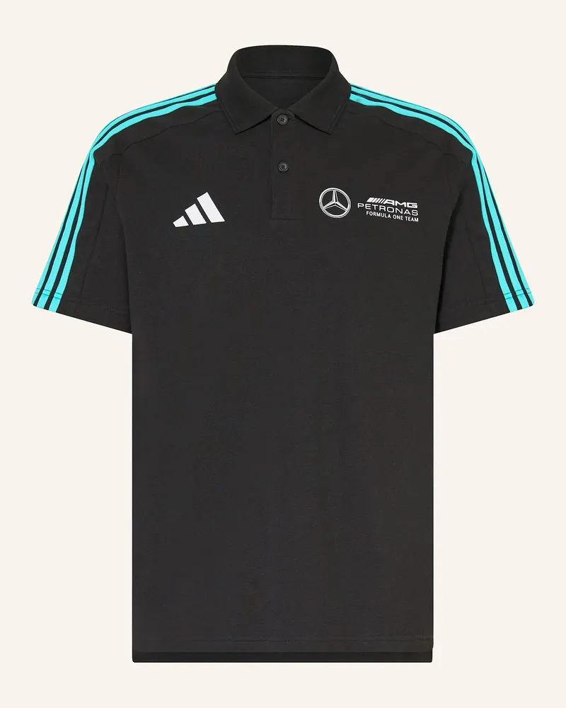 adidas Piqué-Poloshirt MERCEDES - AMG PETRONAS FORMULA ONE TEAM DNA POLO MEN Schwarz