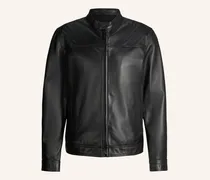 Lederjacke schwarz