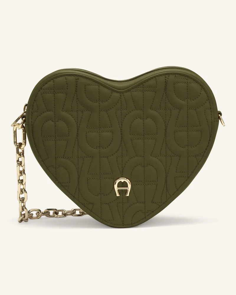 Aigner Umhängetasche Heart gruen Dunkelgrün