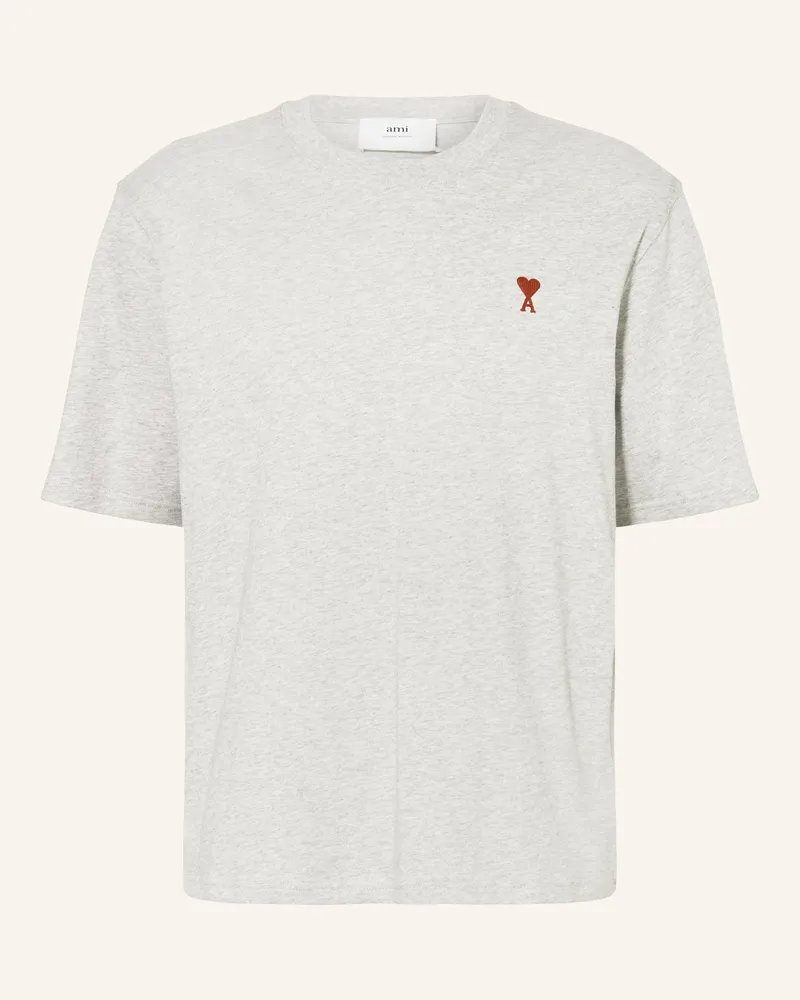 AMI Paris T-Shirt grau Hellgrau