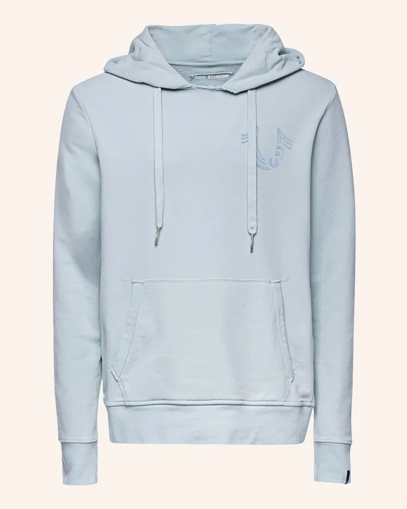 True Religion Hoodie Horseshoe Blau