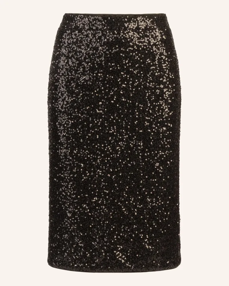 Apart Paillettenrock Schwarz