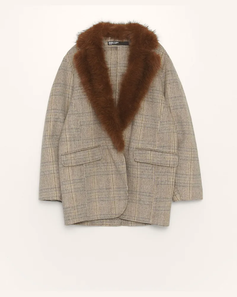 BIMBA Y LOLA Mantel grau Grau