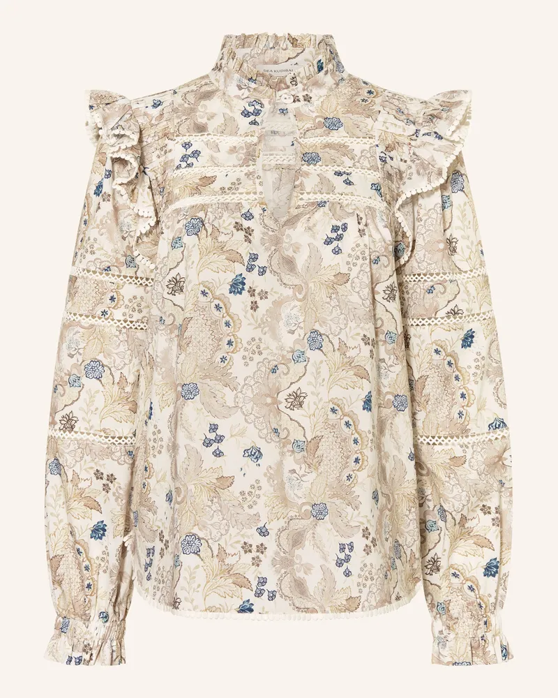 Kudibal Blusenshirt Yaradea Mit Rüschen beige Creme