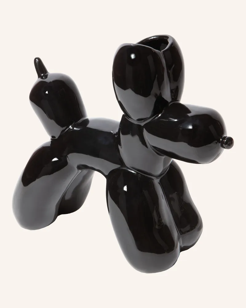 Doiy Vase Bobby schwarz Schwarz