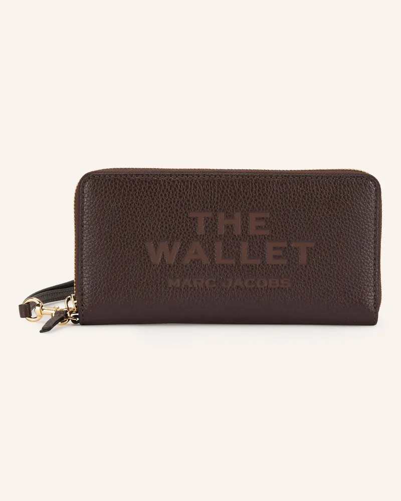 Marc Jacobs Geldbörse THE CONTINENTAL WALLET Dunkelbraun