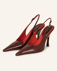 Stella McCartney Slingpumps ELSA mit Schmucksteinen Rot