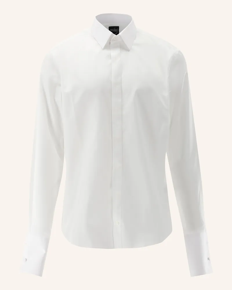 van Laack Hemd Slim Fit weiss Weiss