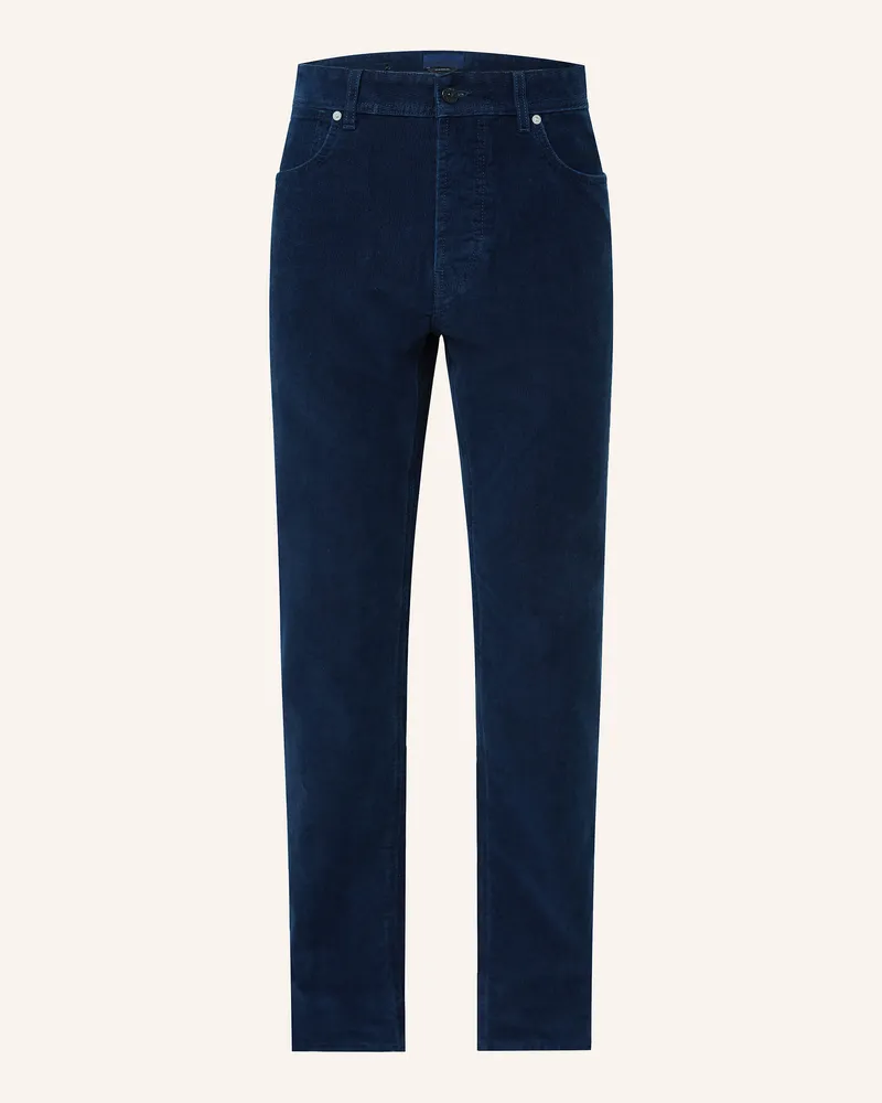 Stone Island Cordhose DENIM PROJECT Straight Fit Dunkelblau
