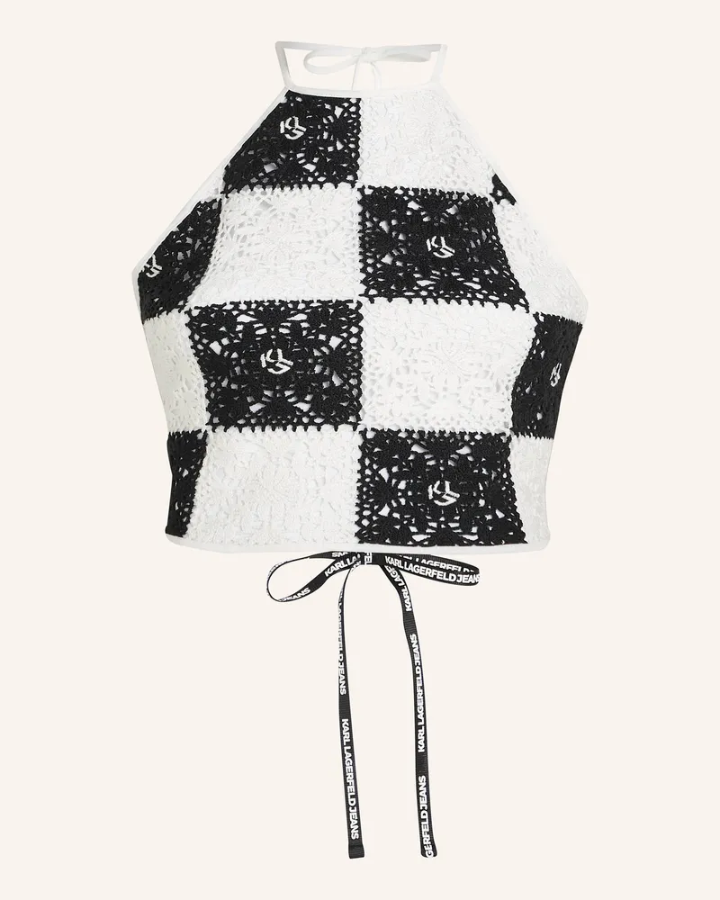 Karl Lagerfeld Top Schwarz