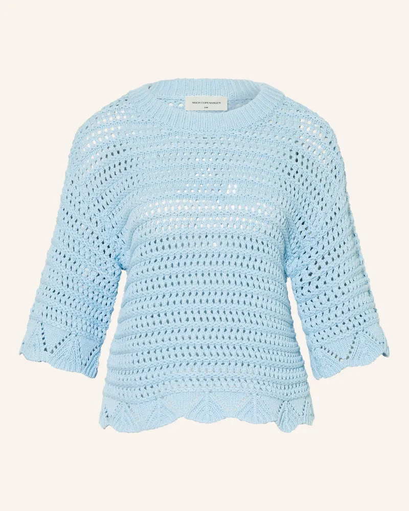 MOSS COPENHAGEN Strickshirt Mschtabitha Fairyn blau Hellblau