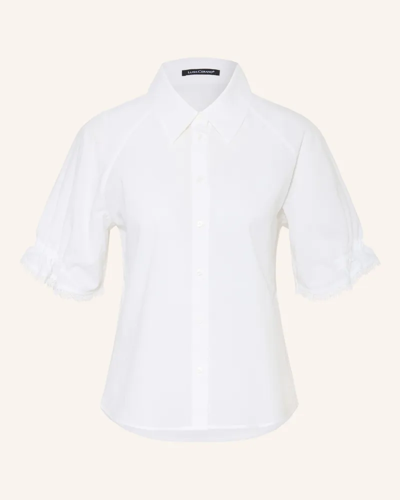 Luisa Cerano Hemdbluse weiss Weiss