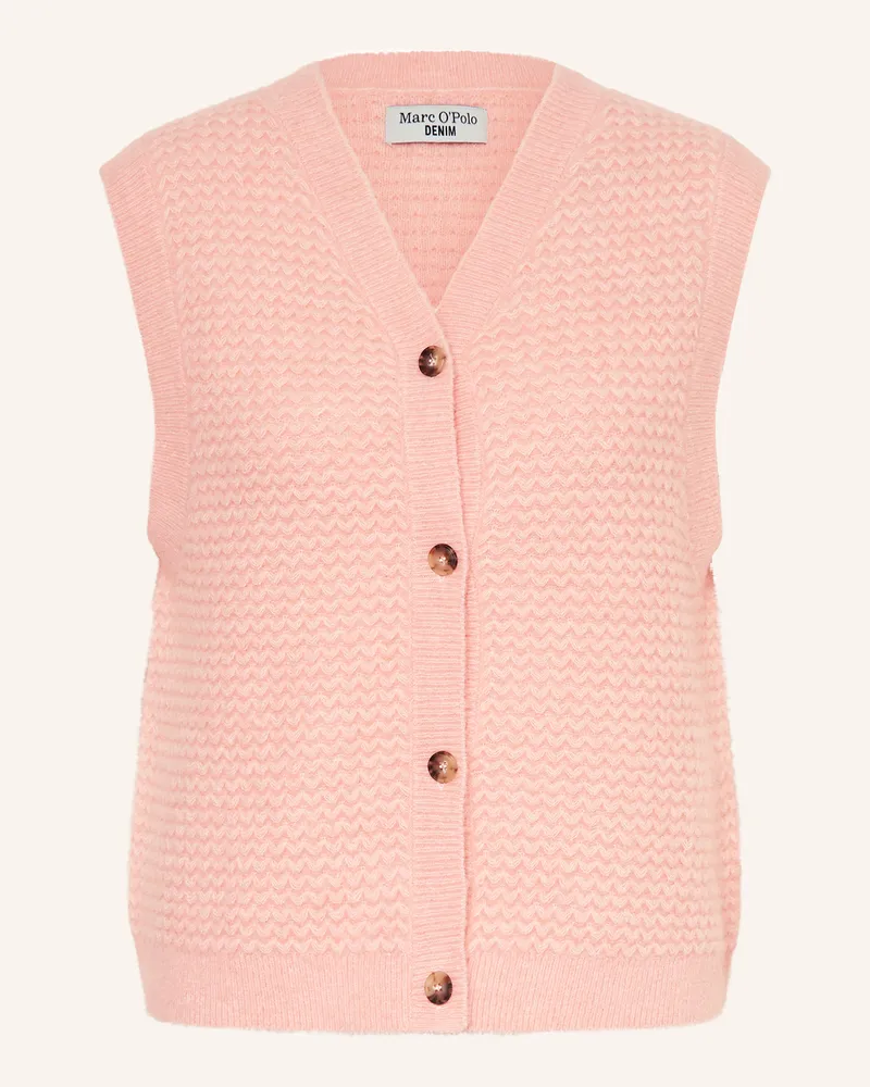 Marc O'Polo Pullunder Mit Alpaka rosa Lachs