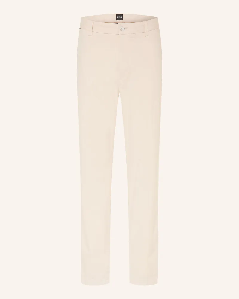 HUGO BOSS Chino Kane Modern Regular Fit weiss Creme