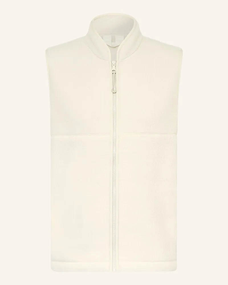 Arket Fleeceweste beige Ecru
