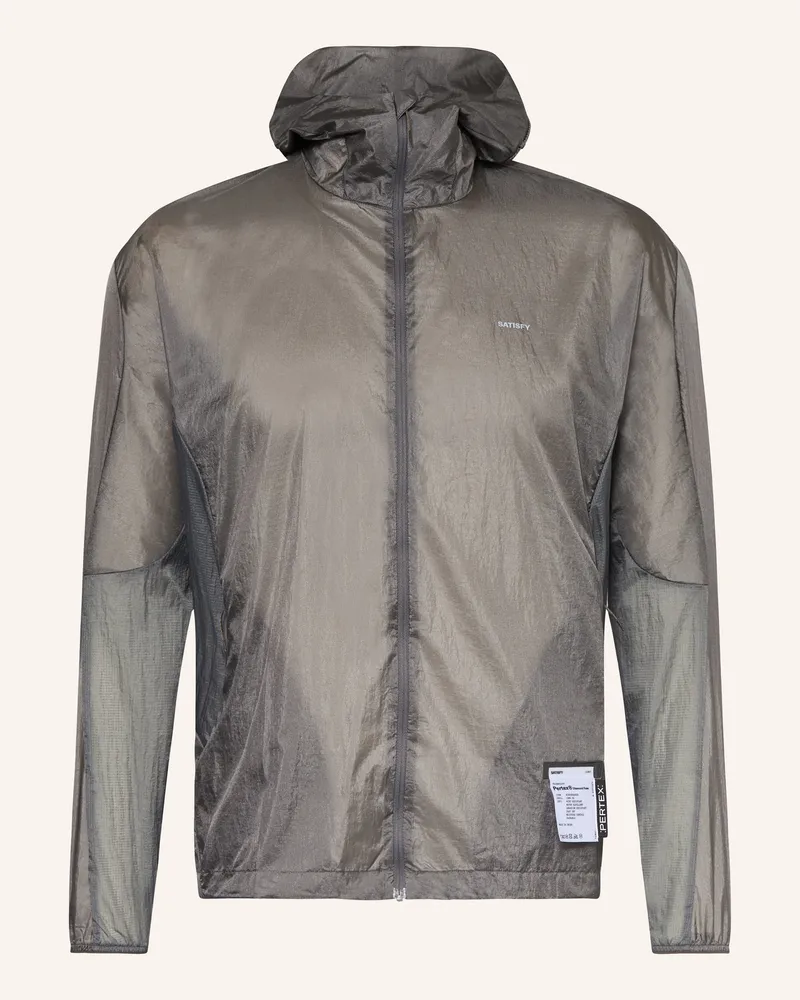 Satisfy Laufjacke PERTEX® DIAMOND FUSE Grau