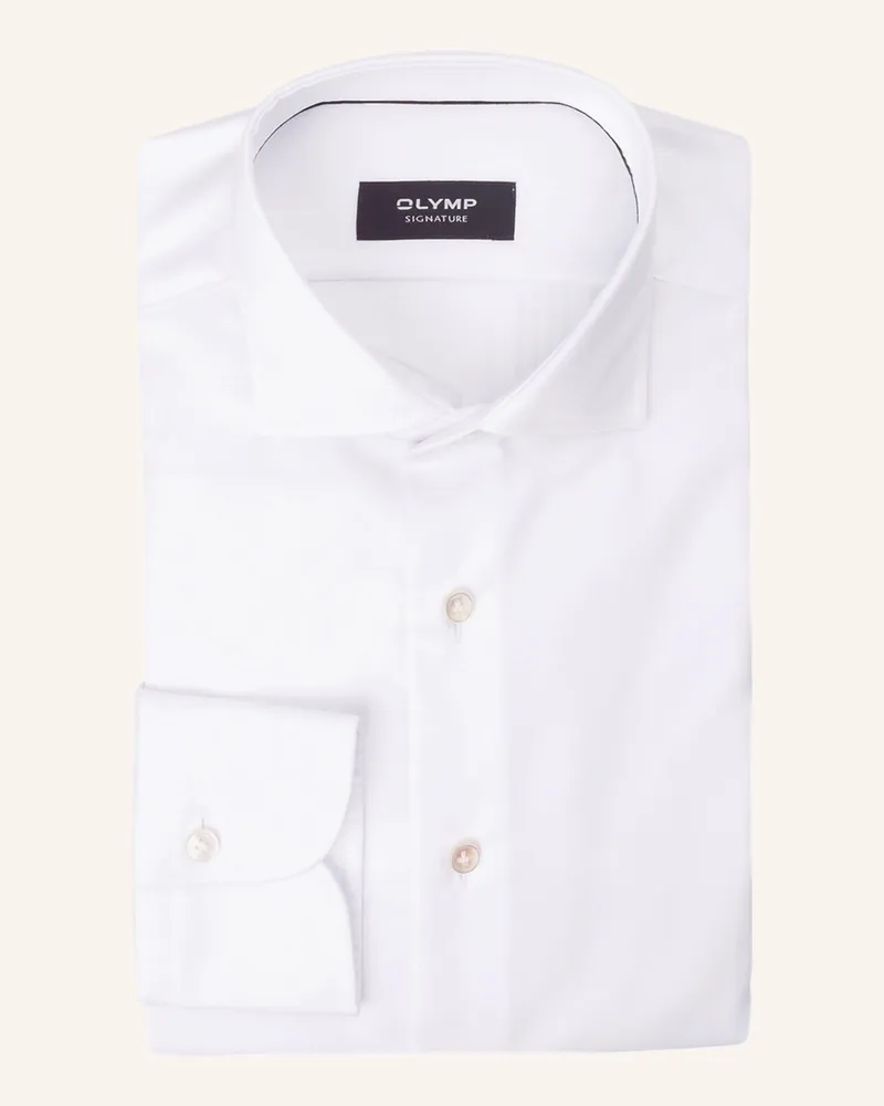 Olymp Hemd Tailored Fit weiss Weiss