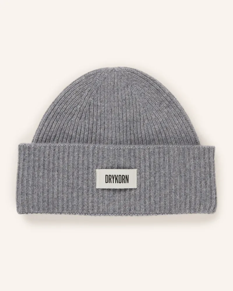 Drykorn Cashmere-Mütze Moah grau Grau