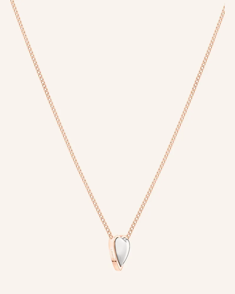Liebeskind Halskette  Aus  Edelstahl rosegold Roségold