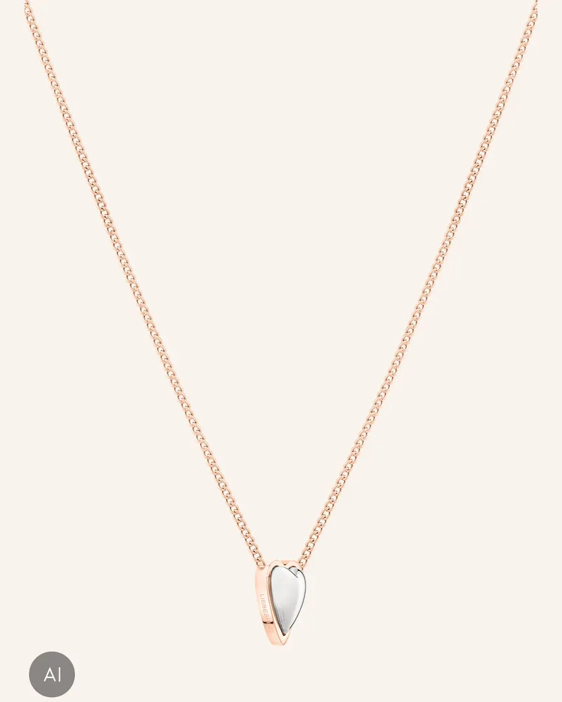 Liebeskind Halskette  Aus  Edelstahl rosegold Roségold
