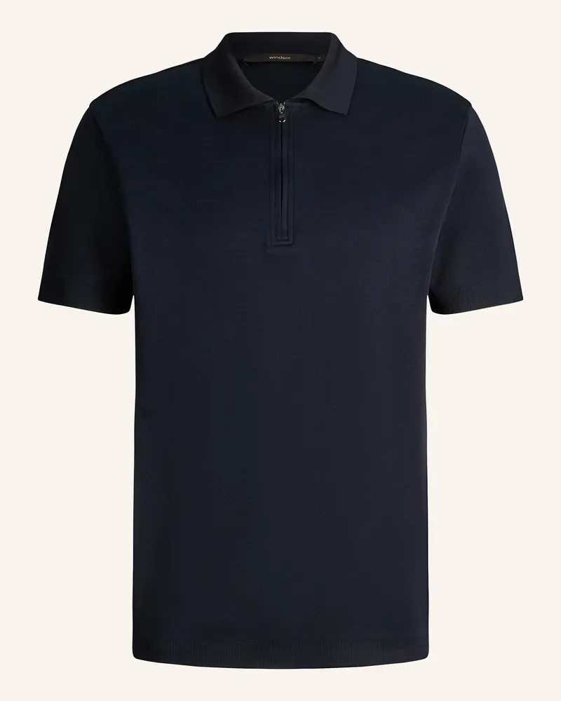 windsor. Poloshirt blau Dunkelblau