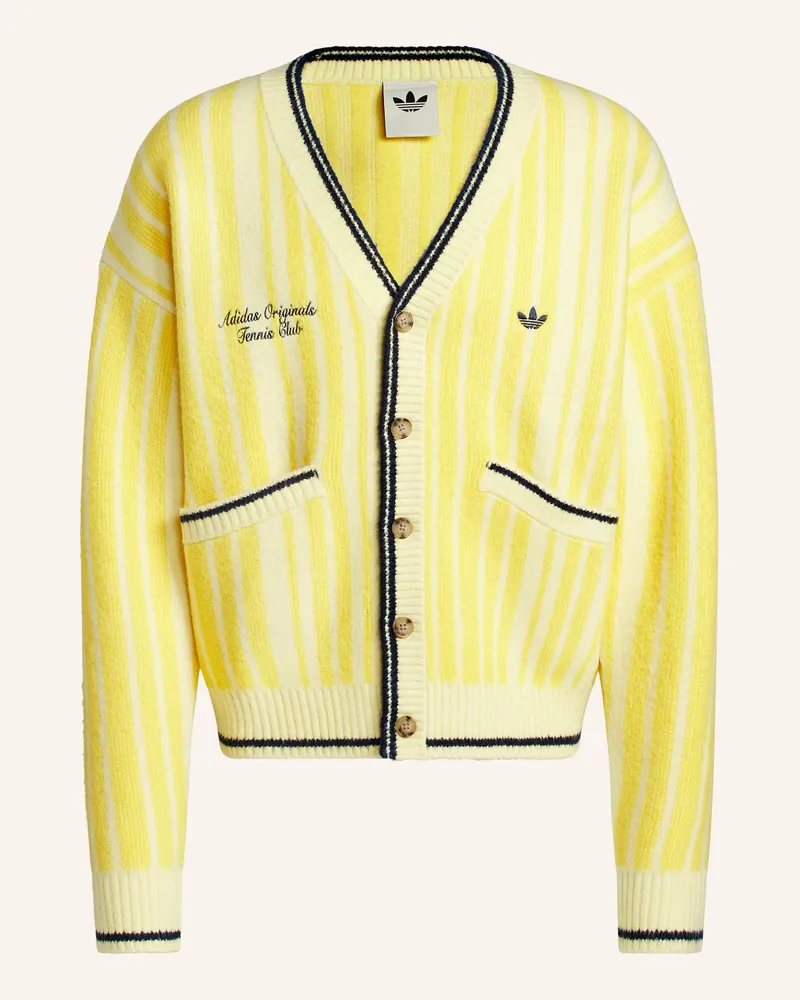 adidas Strickjacke Cheviot gelb Gelb