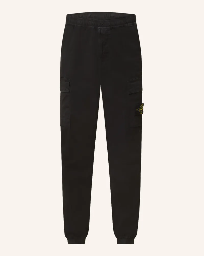 Stone Island Cargohose Regular Fit Schwarz