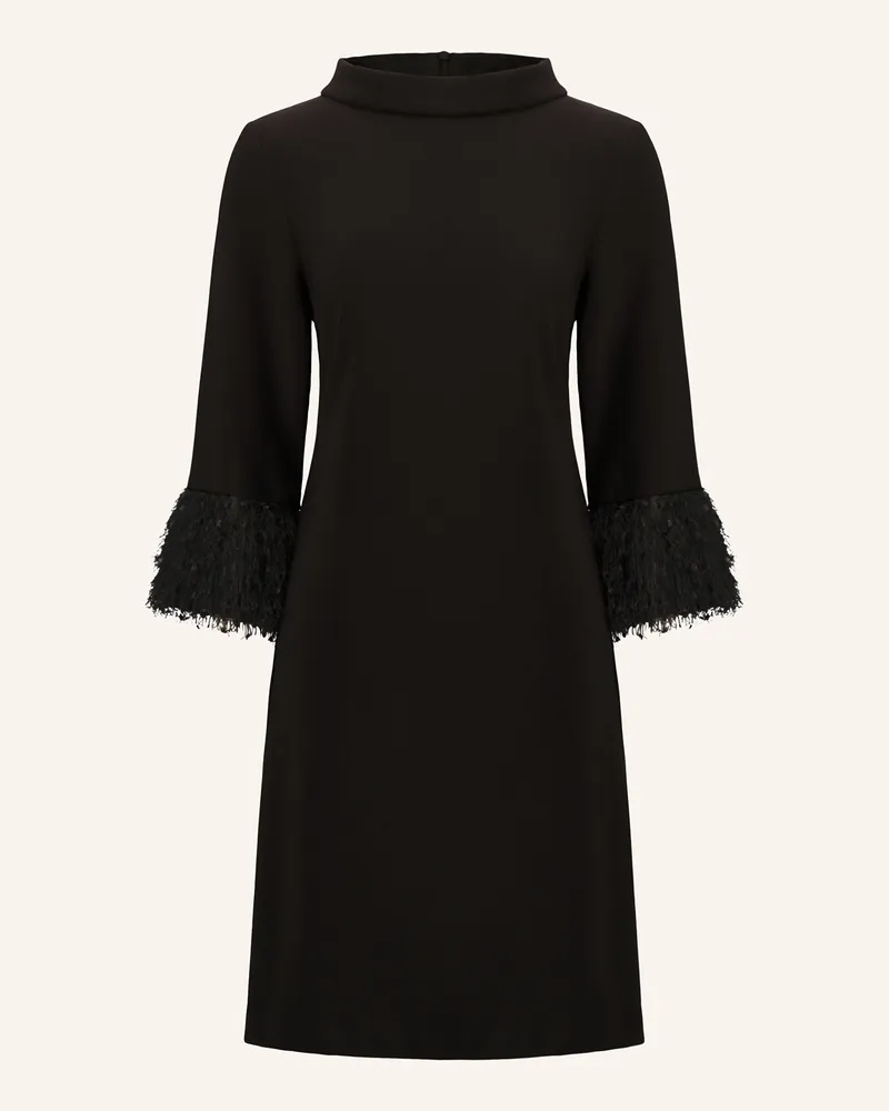 Joseph Ribkoff Kleid Mit 3/4-Arm Und Fransen schwarz Schwarz
