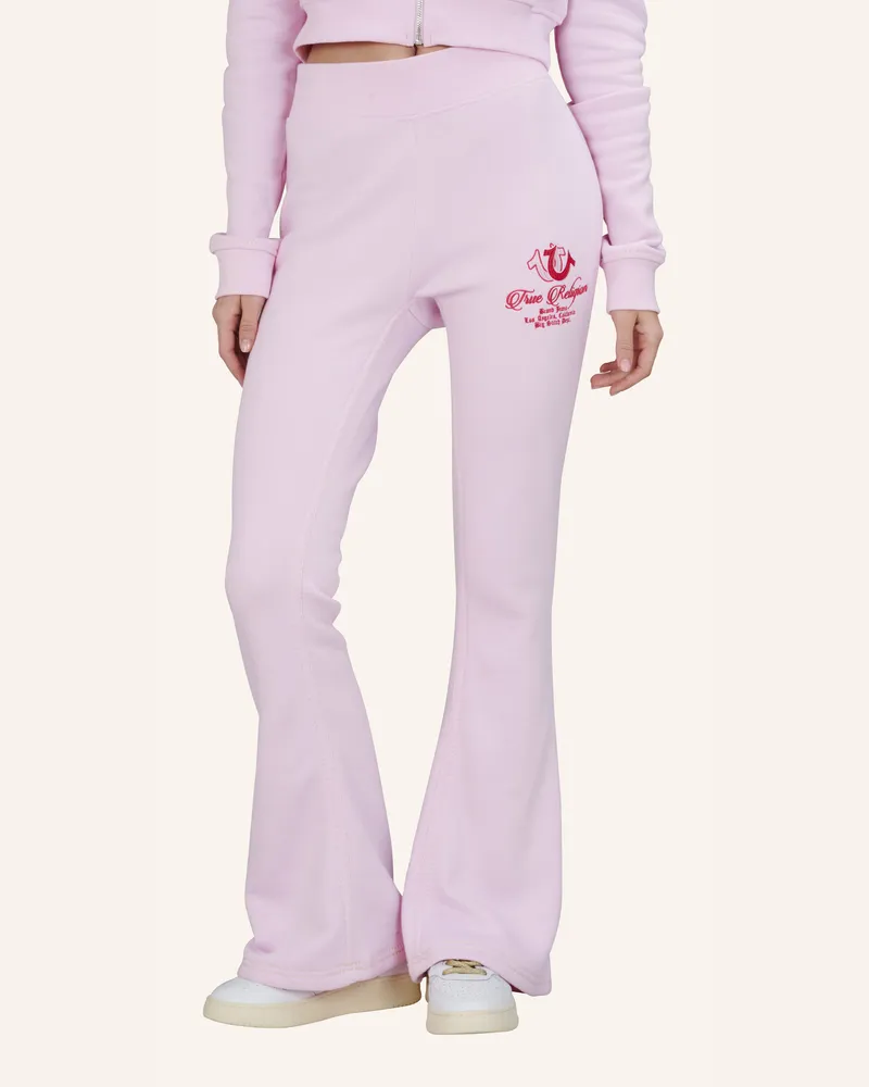 True Religion Flare Sweatpants rosa Rosa