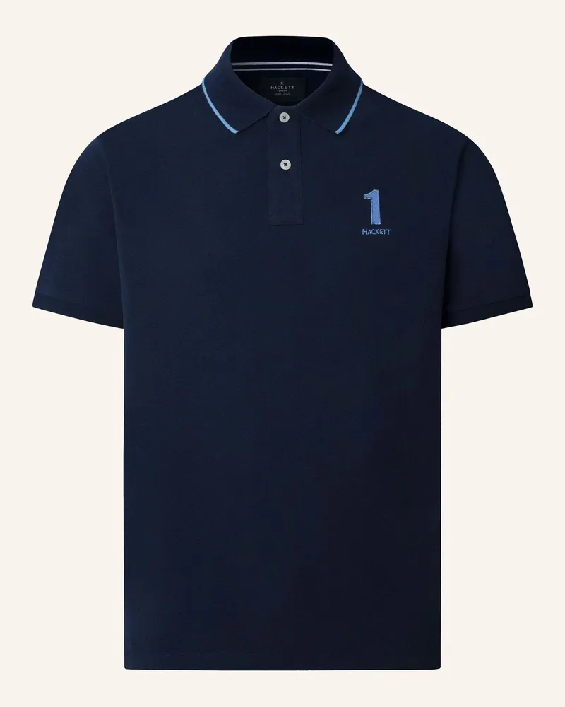 Hackett Poloshirt Heritage Nbr Polo blau Blau