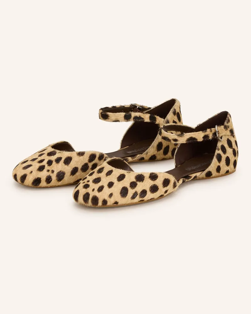 Jeffrey Campbell Slingballerinas KEONI-F Hellbraun