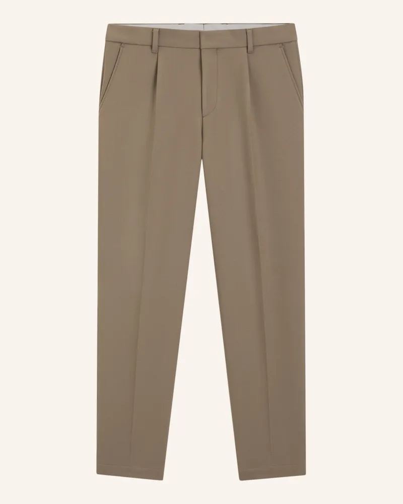 HUGO BOSS Business Hose C-PERIN-PL-BB-254 Tapered Fit Braun
