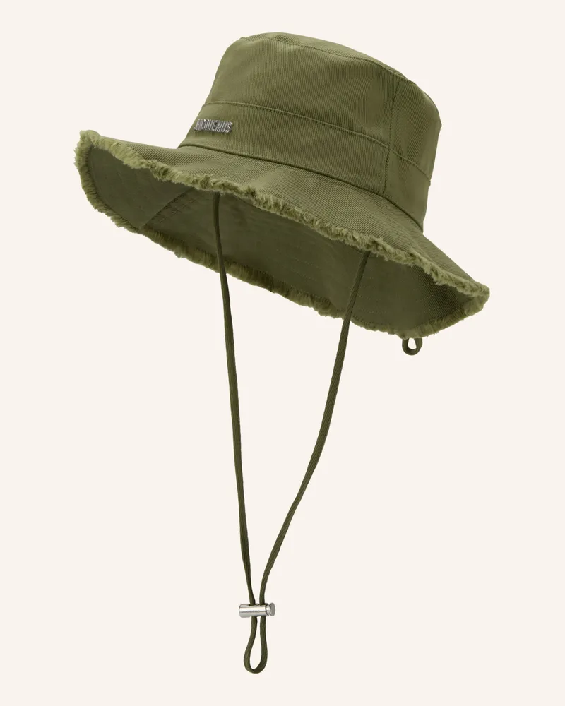 Jacquemus Bucket-Hat Le Bob Artichaut gruen Khaki