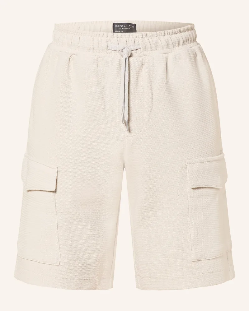 Marc O'Polo Cargoshorts Regular Fit grau Hellgrau