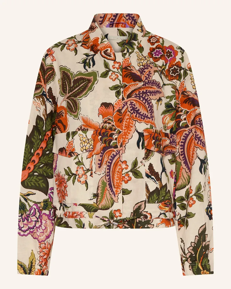 lilienfels Jacke mit Leinen Rot