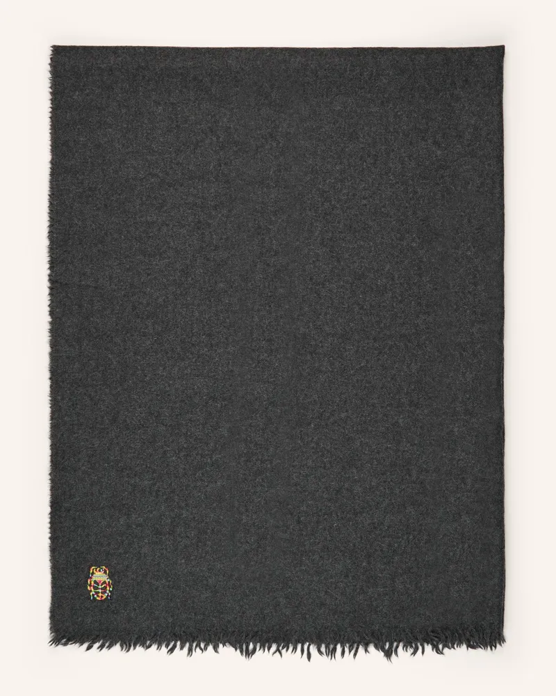 Zoeppritz Alpaka-Plaid Mad Attitude grau Dunkelgrau