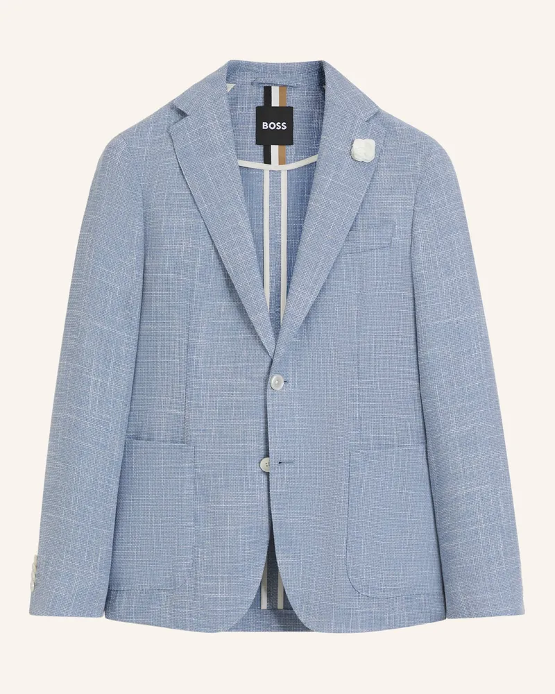 HUGO BOSS Blazer C-Hanry-252 Slim Fit blau Hellblau