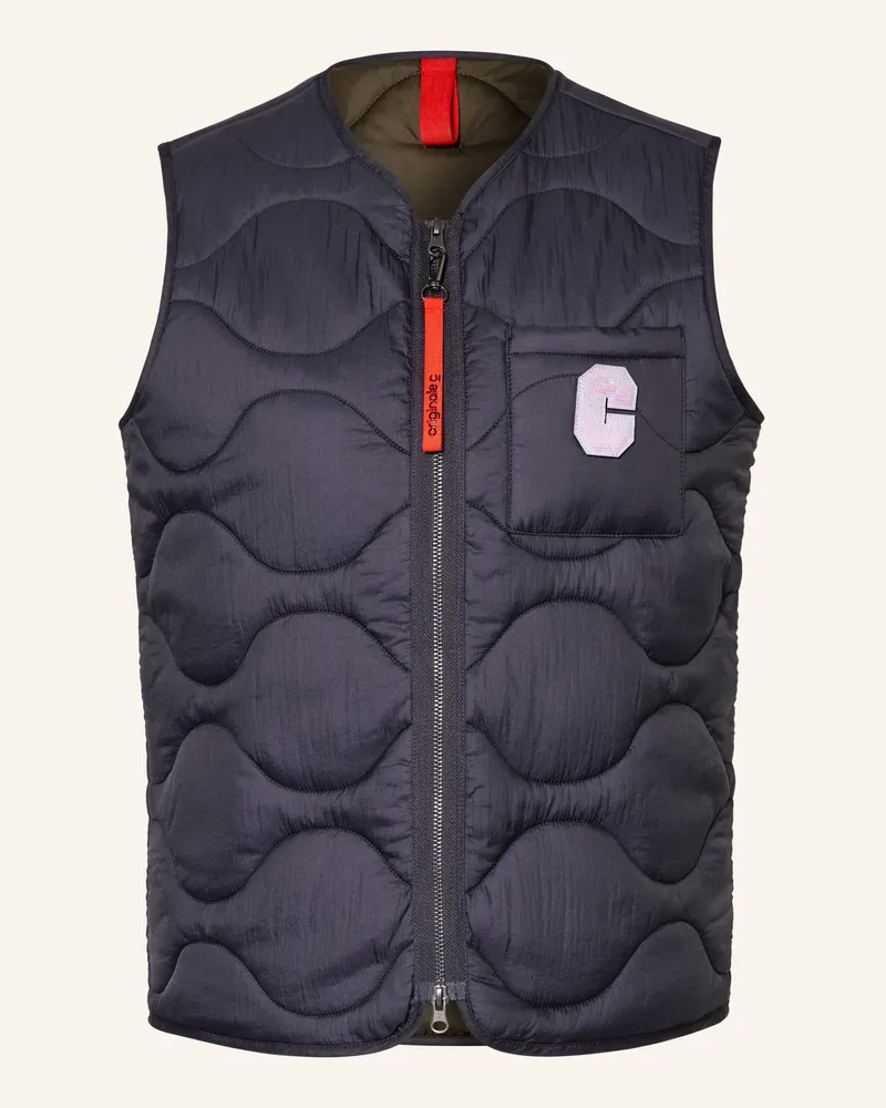 No. 1 Como Steppweste LYSS mit Pailletten Dunkelblau