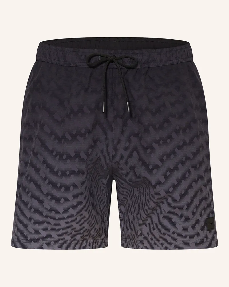 HUGO BOSS Badeshorts VALE Schwarz
