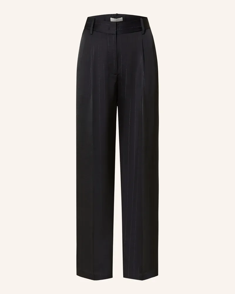Dante6 Marlenehose LAROD aus Satin Schwarz