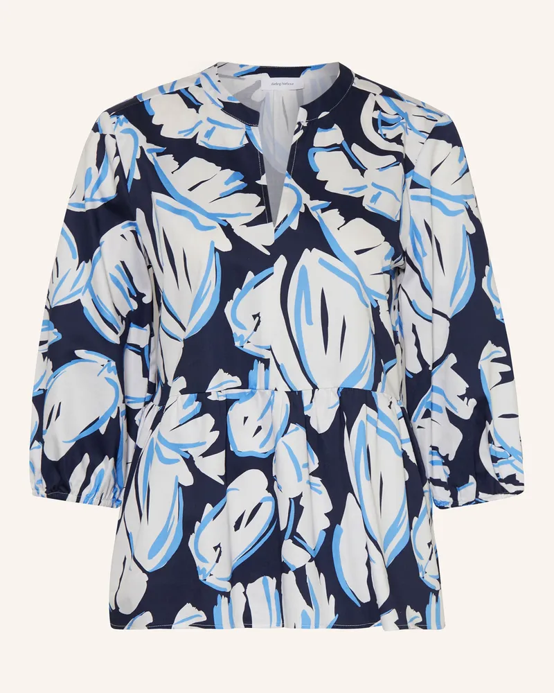 Darling Harbour Blusenshirt mit 3/4-Arm Dunkelblau